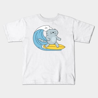 Surfing Cat Kids T-Shirt